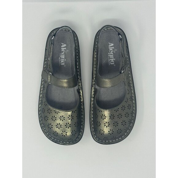 Alegria Jemma Woman's Shoes in Pewter Size 38 NEW IN BOX - Picture 5 of 8